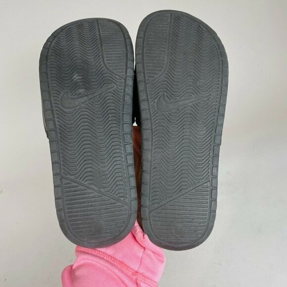 Nike Mens Benassi Just Do It Classic Slides Sandal Black 8 Athletic Lightweight - Picture 5 of 7